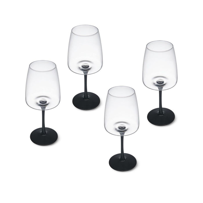 Mikasa Palermo 4-Piece Crystal Red Wine Glass Set - 450ml