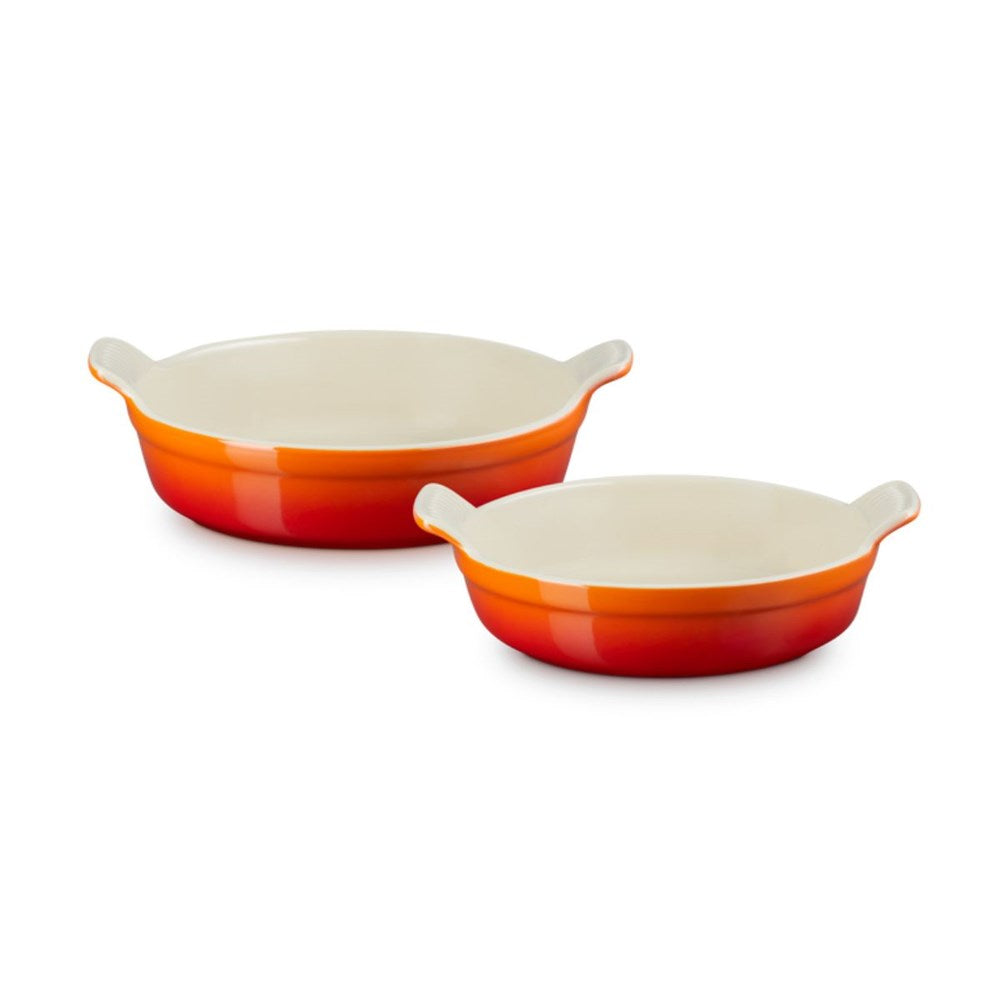 Le Creuset Heritage Round Baking Dishes - Set of 2 Le Creuset