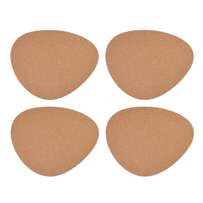 Mikasa Pebble Shaped Cork Placemats - Set of 4 - Natural