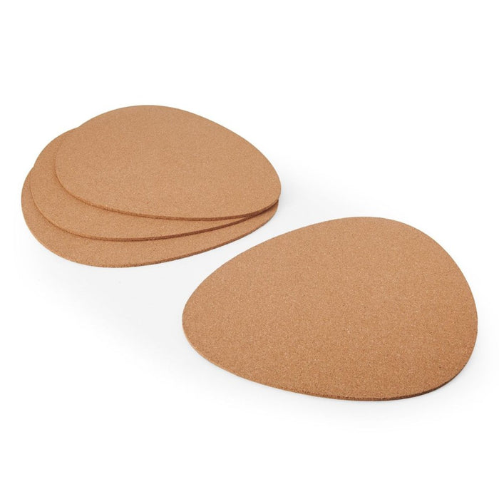 Mikasa Pebble Shaped Cork Placemats - Set of 4 - Natural