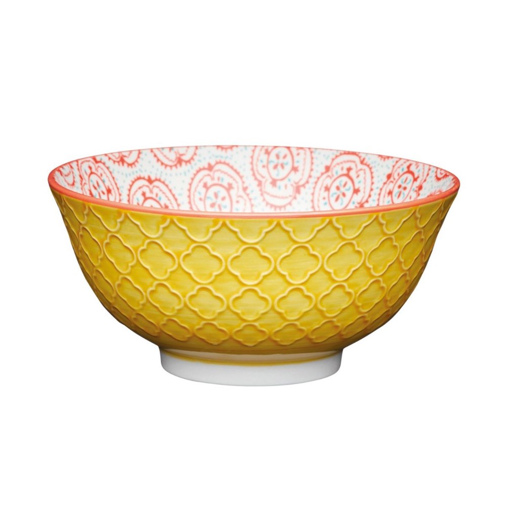 Mikasa Does It All Bowl - 16cm - Yellow Floral Mikasa