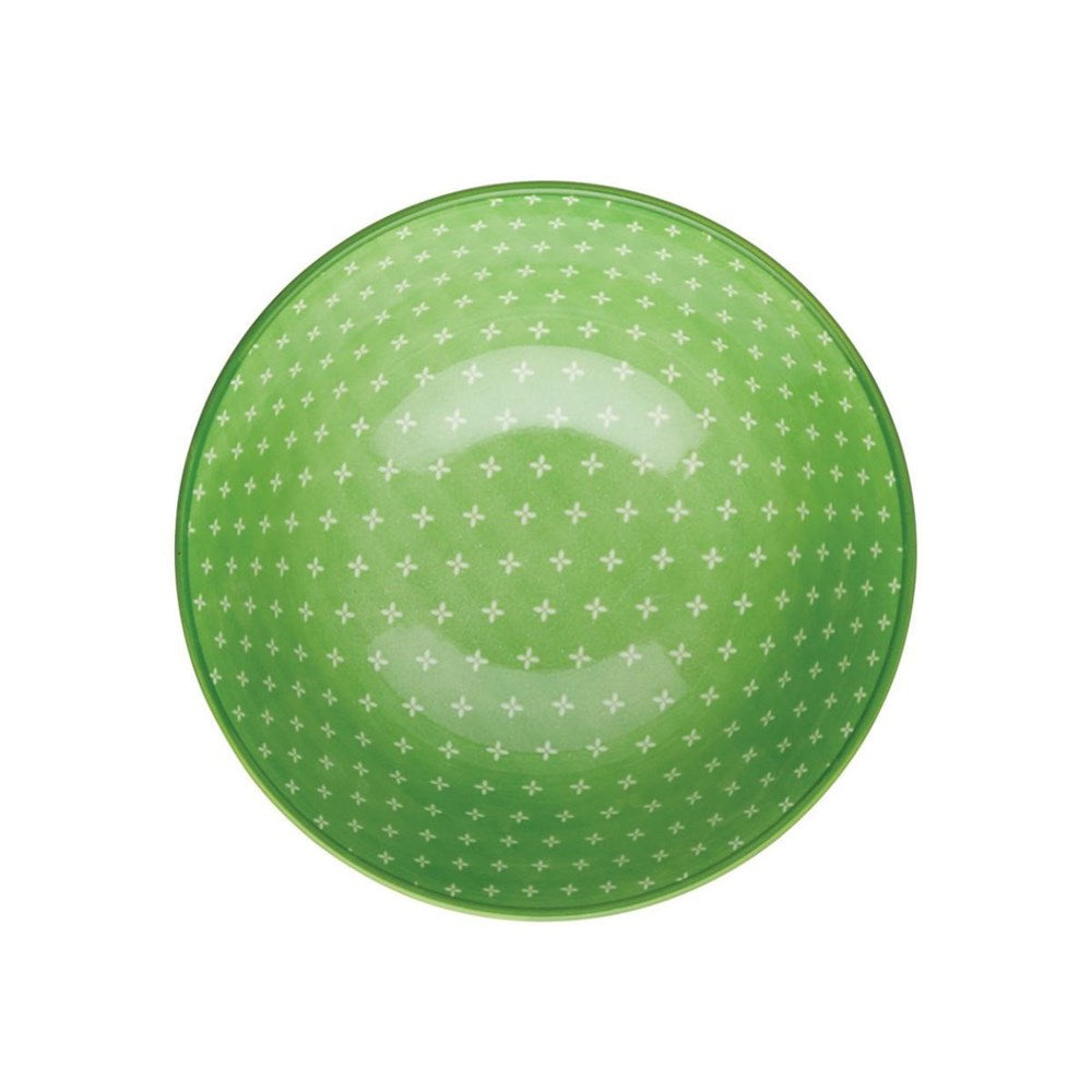 Mikasa Does It All Bowl - 16cm - Geometric Green - Home Essentials