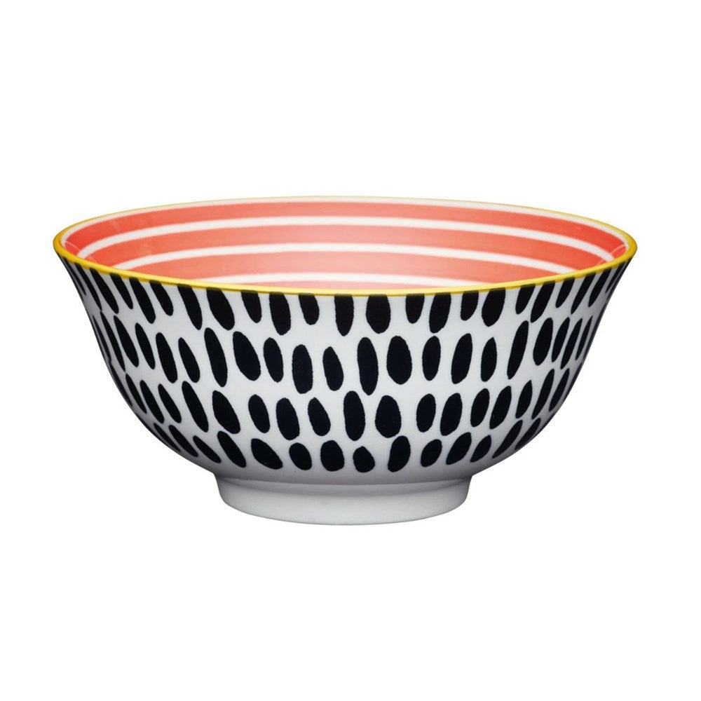 Mikasa Does It All Bowl - 16cm - Red Swirl Mikasa