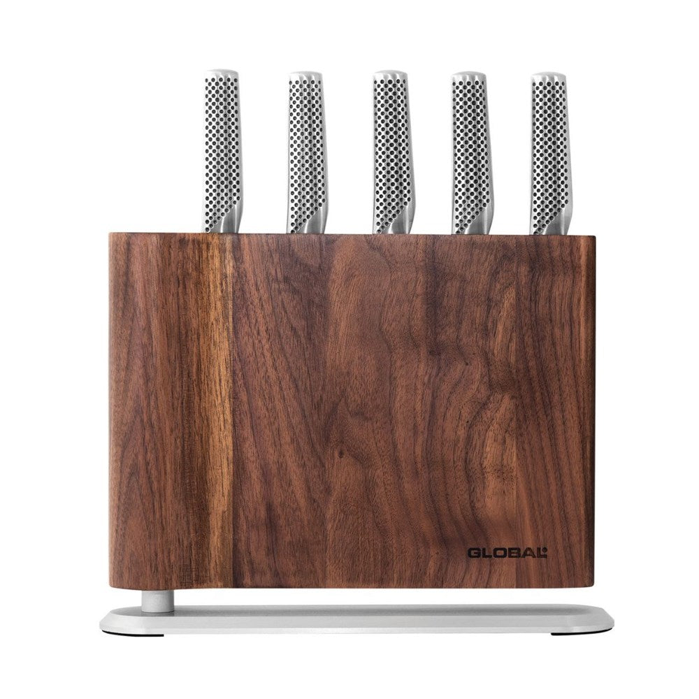 Global UKU Knife Block Set - 6 Piece Global