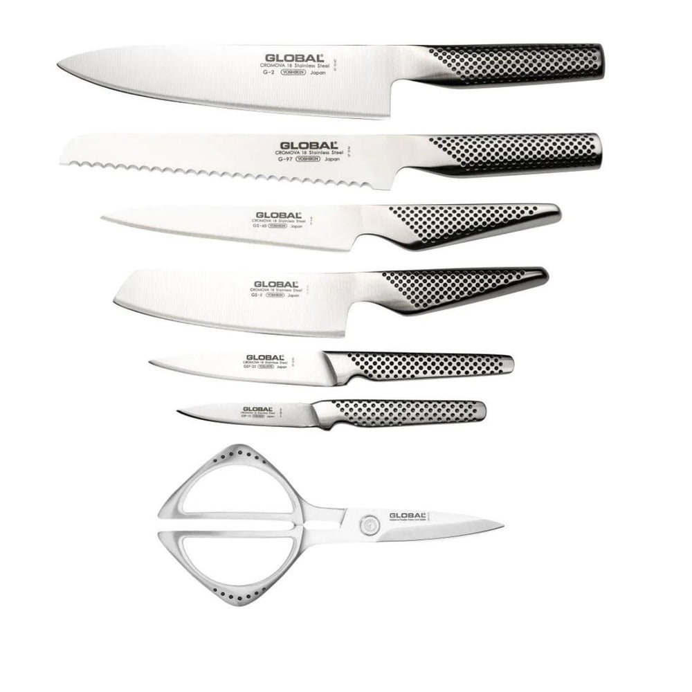 Global Takashi Knife Block Set - 8 Piece