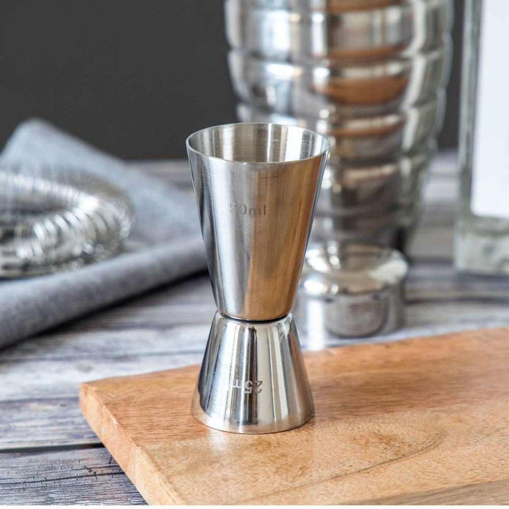 BarCraft Stainless Steel Dual Spirit Measure Cup / Jigger BarCraft