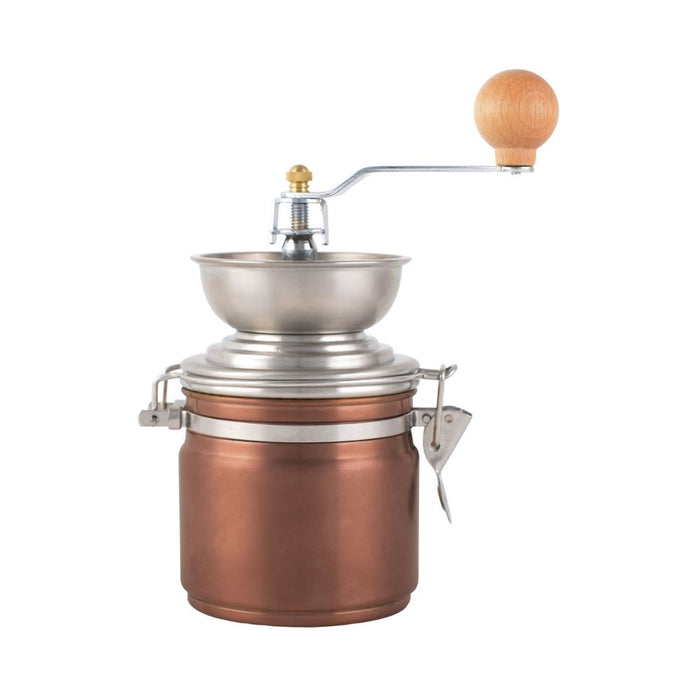 La Cafetiere Manual Copper Coffee Grinder with Storage - Stainless Steel