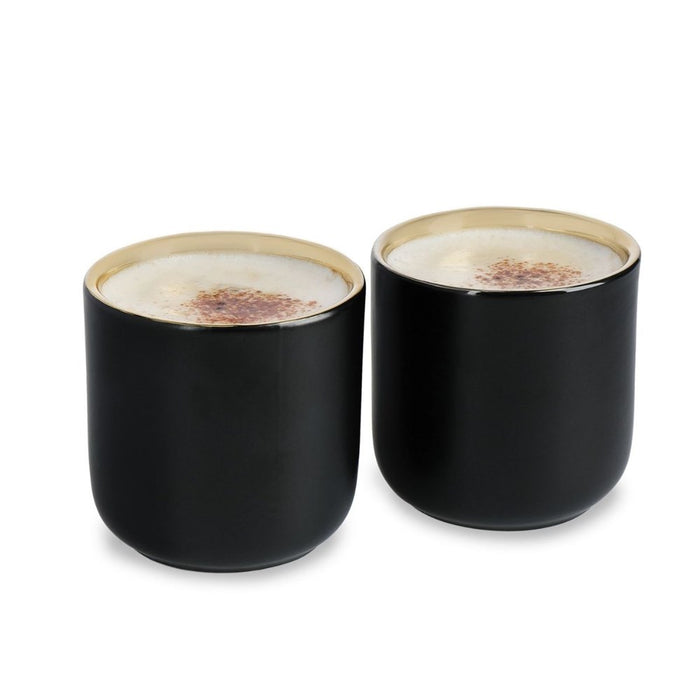 La Cafetiere Insulated Ceramic Coffee Mugs, 110 ml - Set of 2