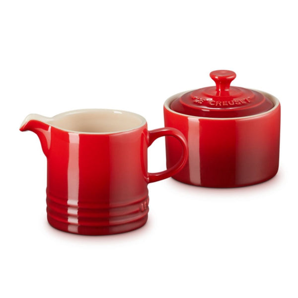 Le Creuset Stoneware Classic Creme/Milk and Sugar Set Le Creuset