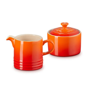 Le Creuset Stoneware Classic Creme/Milk and Sugar Set Le Creuset