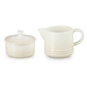 Le Creuset Stoneware Classic Creme/Milk and Sugar Set Le Creuset