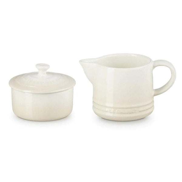 Le Creuset Stoneware Classic Creme/Milk and Sugar Set Le Creuset