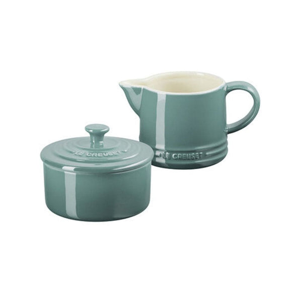 Le Creuset Stoneware Classic Creme/Milk and Sugar Set Le Creuset