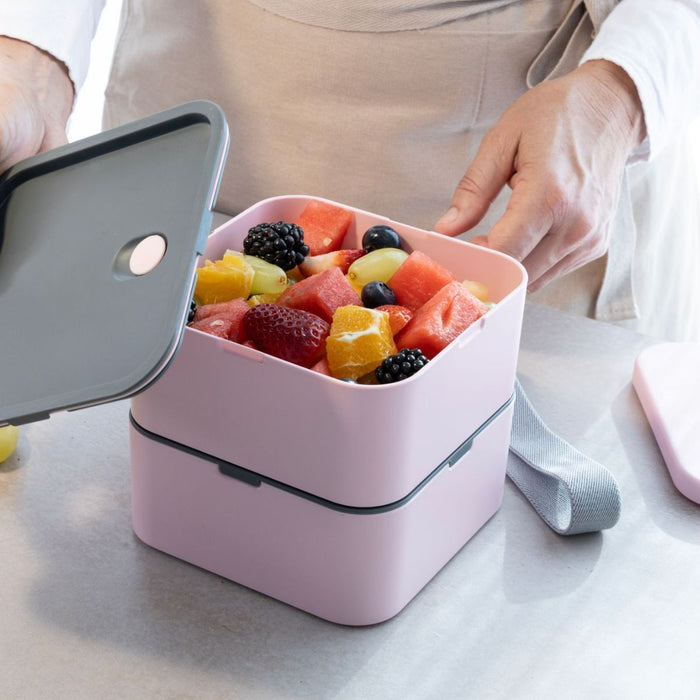 Cuisena RPET Square Bento Box - 2 layer