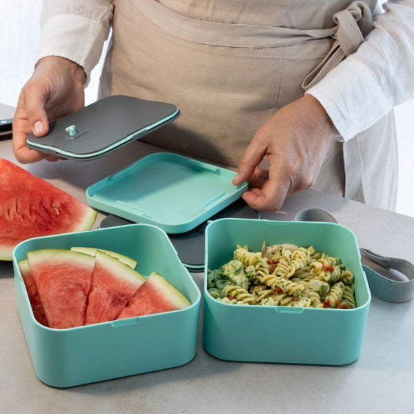 Cuisena RPET Square Bento Box - 2 layer Cuisena