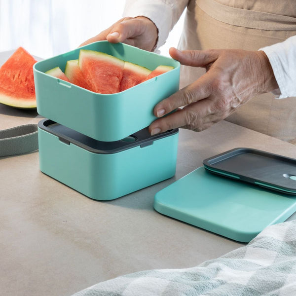 Cuisena RPET Square Bento Box - 2 layer Cuisena