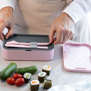 Cuisena RPET Rectangular Bento with Cutlery Cuisena