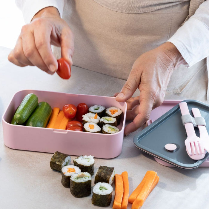 Cuisena RPET Rectangular Bento with Cutlery