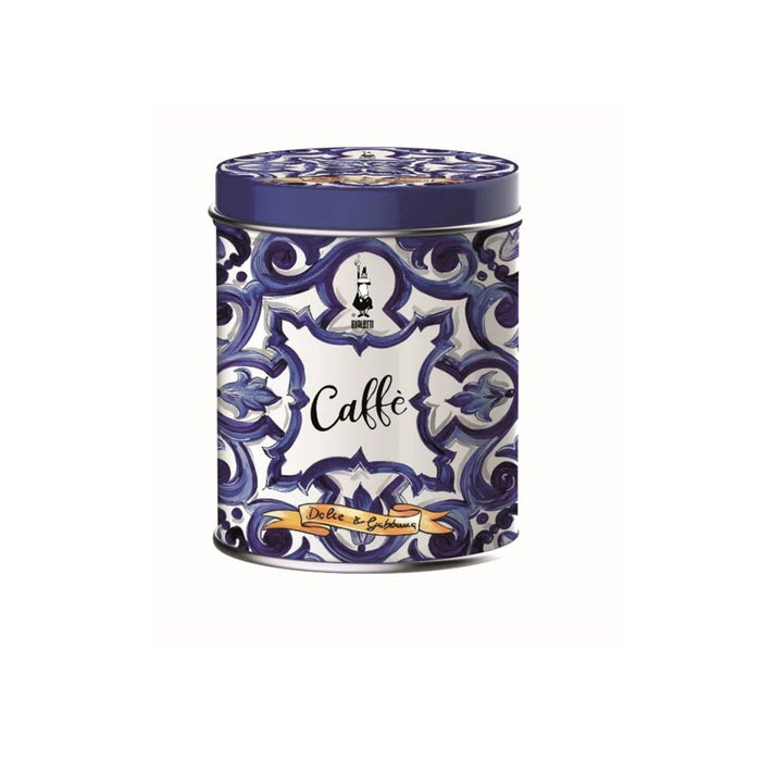 Bialetti Dolce&Gabbana Blu Mediterraneo Perfetto Moka Autentico Coffee + Tin