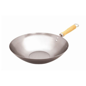 Cuisena Stir Fry Carbon Steel Wok - 2 Sizes Cuisena