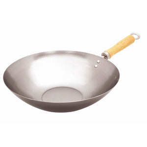 Cuisena Stir Fry Carbon Steel Wok - 2 Sizes Cuisena