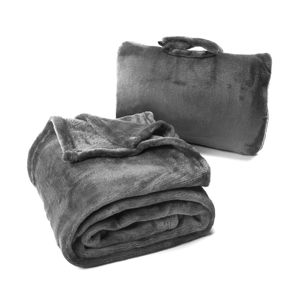 Cabeau Fold 'n Go Travel Blanket - Charcoal Cabeau