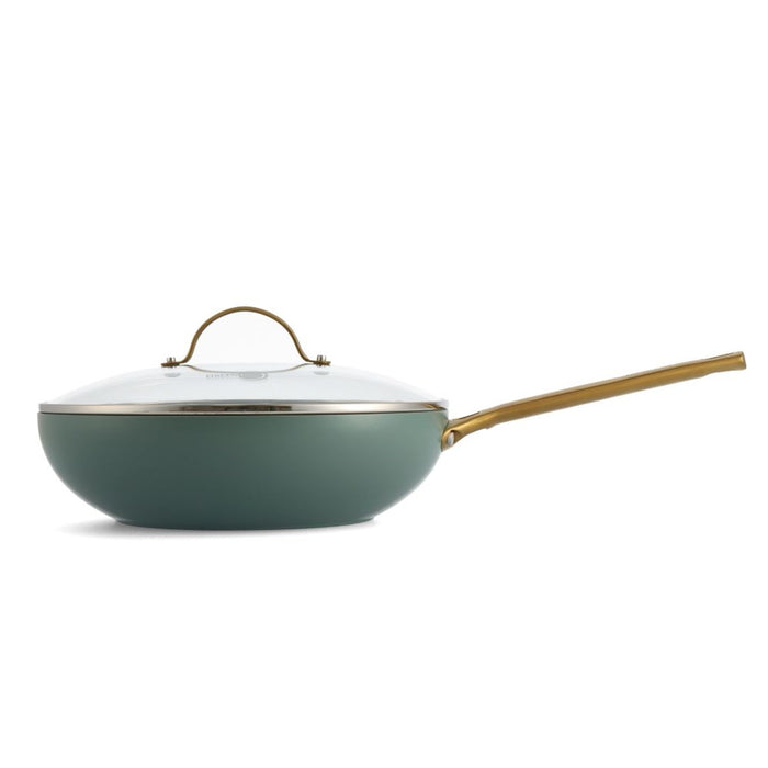 Greenpan Padova Covered Wok - 28cm - Smokey Blue