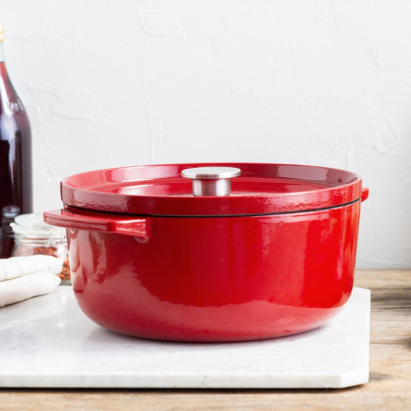 KitchenAid Covered Round Casserole 26cm/5.2L - 4 Colours KitchenAid