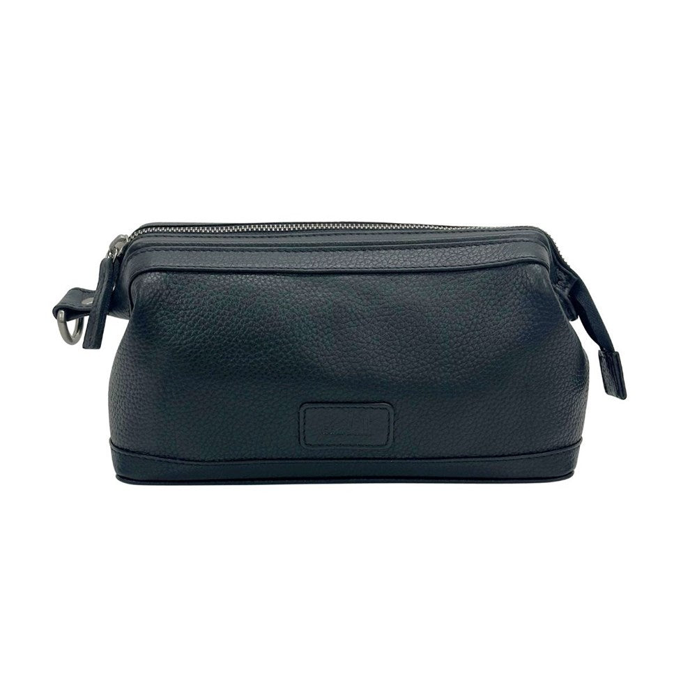 Condotti Tiber Leather Wash Bag - Black Condotti