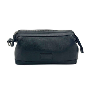 Condotti Tiber Leather Wash Bag - Black Condotti