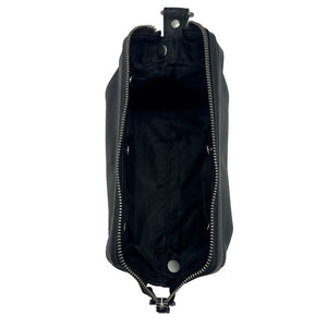 Condotti Tiber Leather Wash Bag - Black Condotti