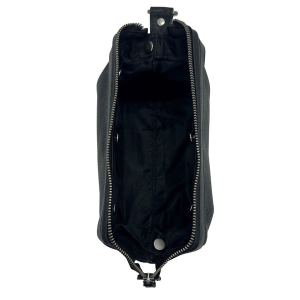 Condotti Tiber Leather Wash Bag - Black Condotti