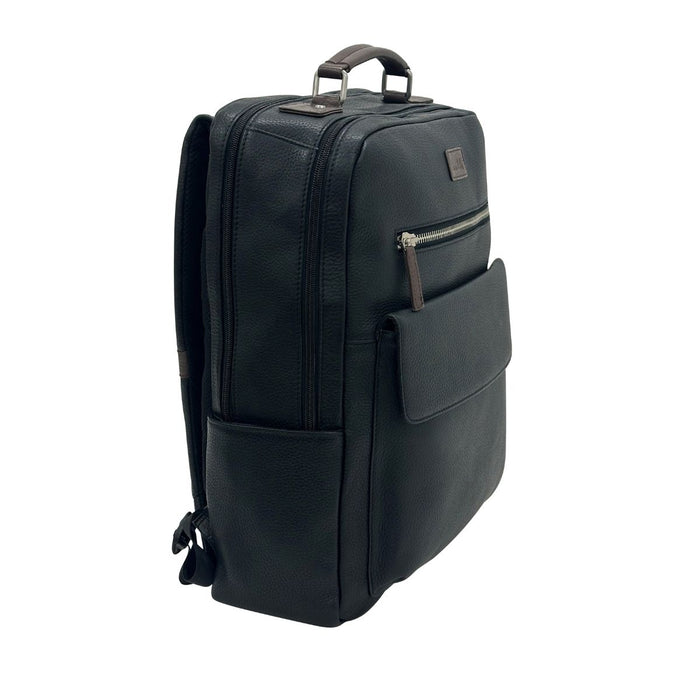 Condotti Amalfi Leather Backpack - Black