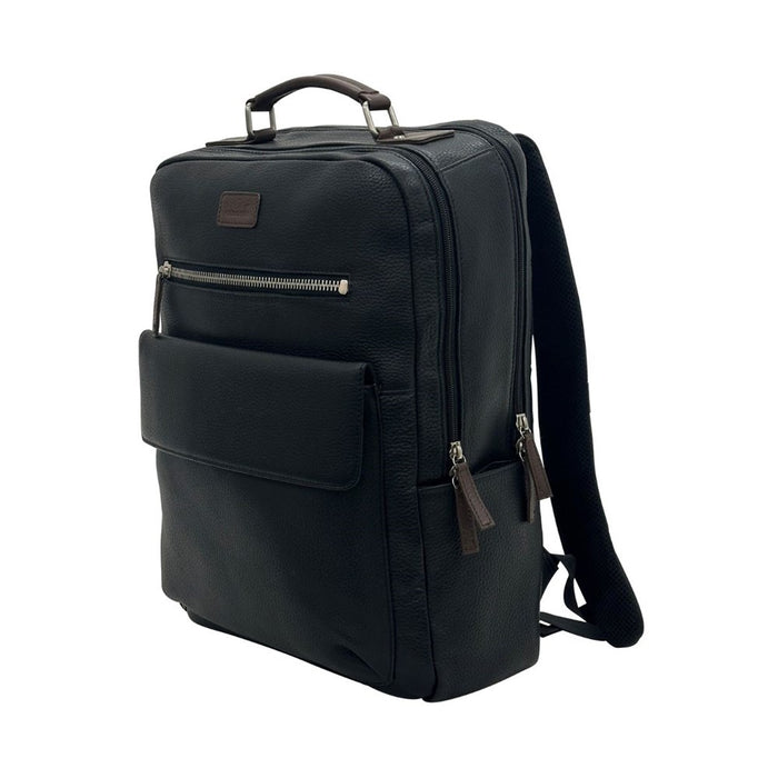 Condotti Amalfi Leather Backpack - Black