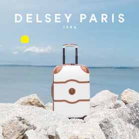 Travel in style with the elegant and durable Delsey Chatelet collection. Shop Now >