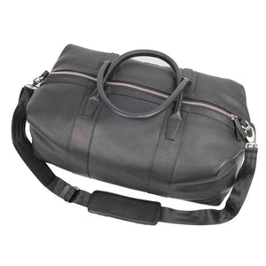 Condotti Hudson Leather Weekend Duffle Bag - Black