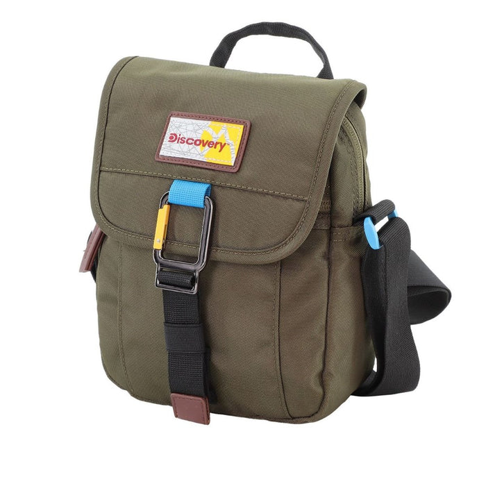 Discovery Icon Flap Over Utility Bag - Khaki