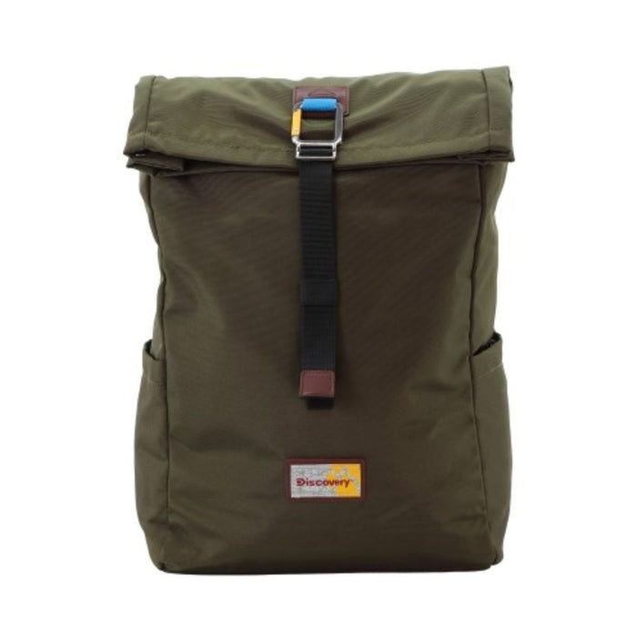 Discovery Icon Roll Top Backpack - Khaki