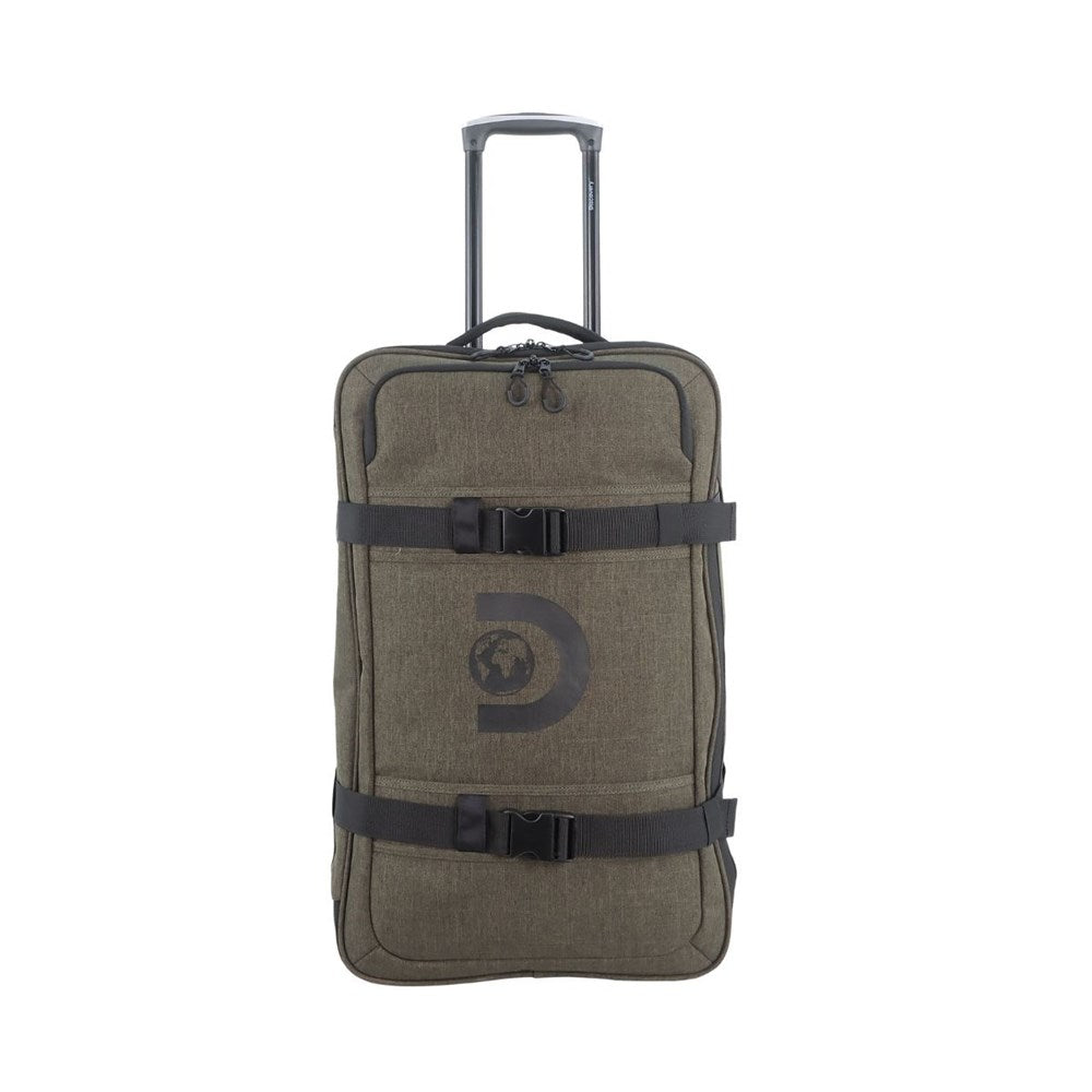 Discovery Camp 2 Wheel Large Duffle Bag -  75cm - Khaki Discovery