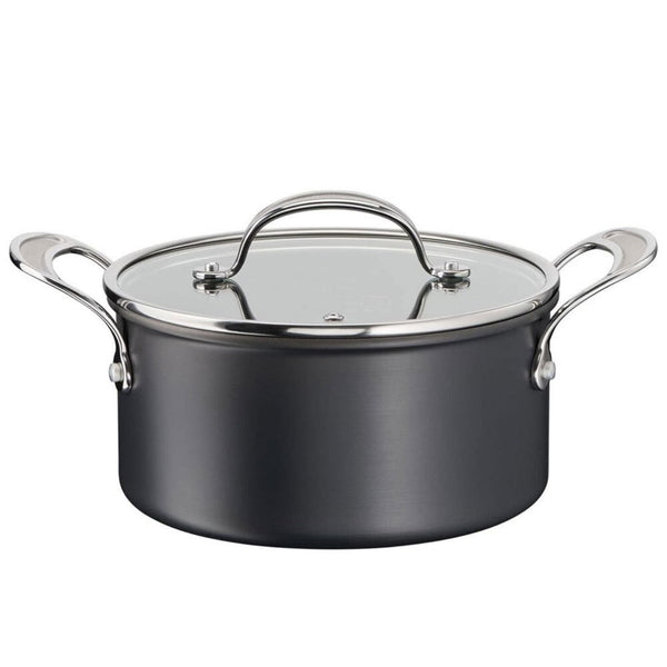 Jamie Oliver Cooks Classic Induction Hard Anodised Stewpot with Lid - 24cm