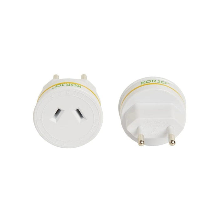 Korjo Travel Adaptor Plug - Europe, Italy, Switzerland