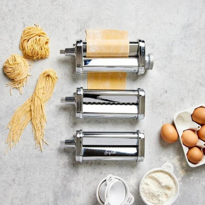 KitchenAid KSMPRA 3-Piece Pasta Roller & Cutter Set, New