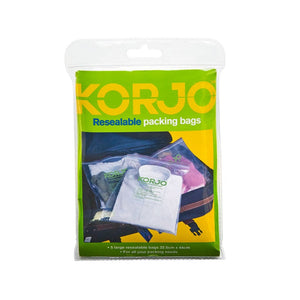 Korjo Resealable Packing Bags Korjo