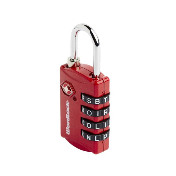 Korjo Wordlock Luggage Lock - Red Korjo