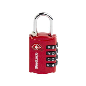 Korjo Wordlock Luggage Lock - Red Korjo