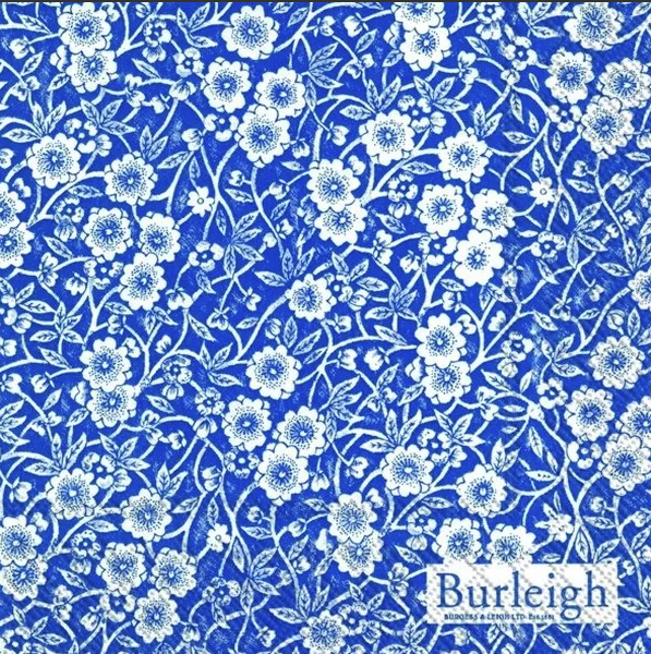 Burleigh Calico Blue Luncheon Napkin Ideal Home Range