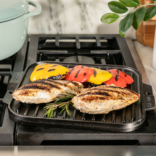 Lodge Single Burner Reversible Square Griddle - 26cm Lodge