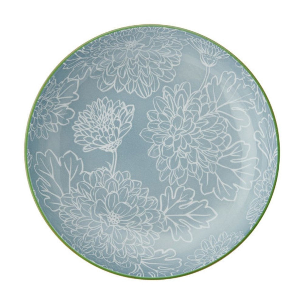 Mikasa Stoneware Bowl - 21cm - Leaf & Geometric