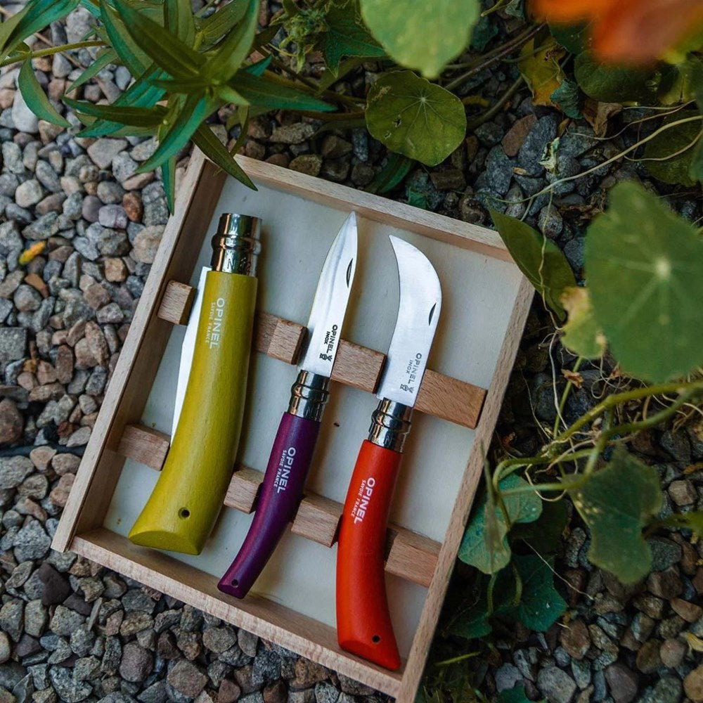 Opinel Garden Knife Trio - 3 Colours