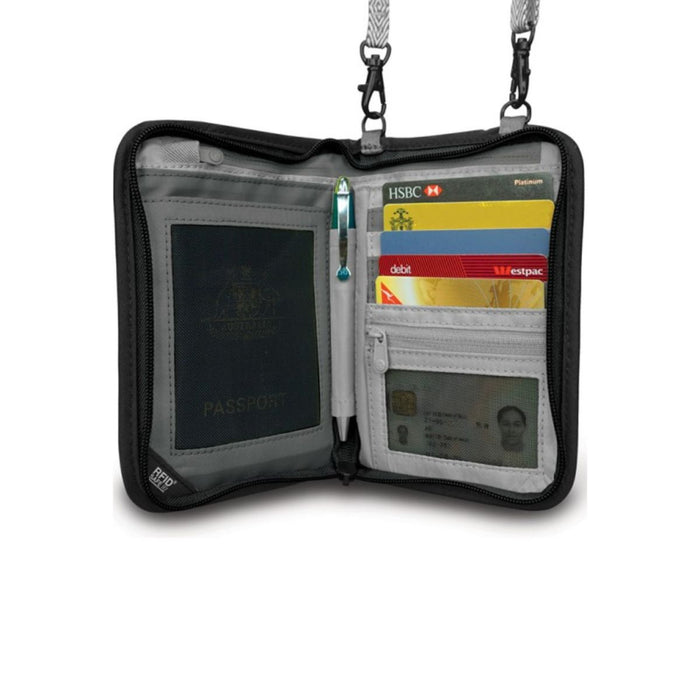 Pacsafe RFIDsafe V150 Compact Organiser - Black